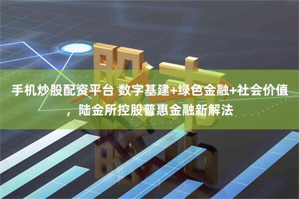 手机炒股配资平台 数字基建+绿色金融+社会价值，陆金所控股普惠金融新解法